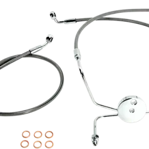 Xr Stainless Extreme Response Front Dot Brakeline Kit Chrome Oversize [+305 mm (12‘)] Doar azi