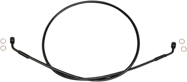 Xr Stainless Extreme Response Front Dot Brakeline Kit Black Oversize [+254 mm (10‘‘)] Doar azi