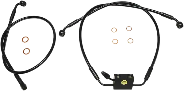 Xr Dual Disc Abs Brake Line Kit Black Oversize [+203 mm (8‘‘)] Chilipir