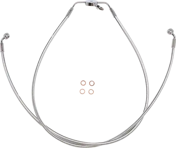 Cel mai vândut Non-abs Dual Disc Lower Dot Brake Line Black Pearl