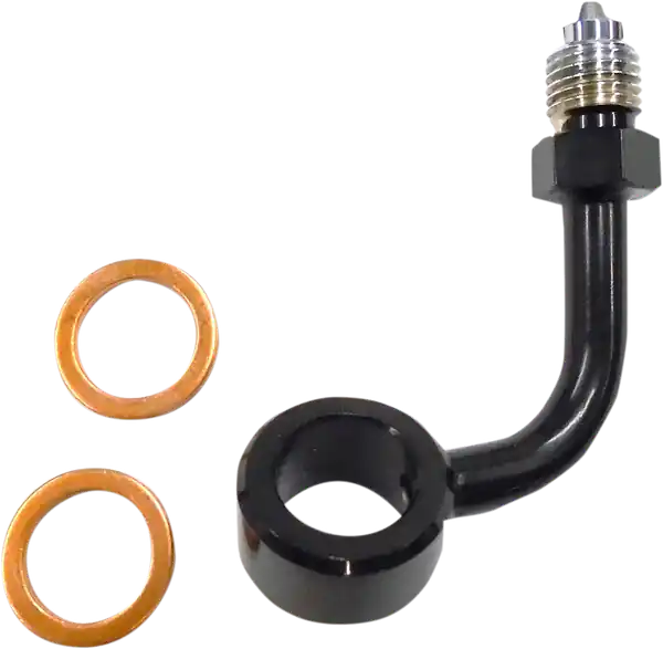 Disponibil imediat Trike Upper Brake Line Adapter Black, Black Pearl