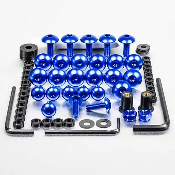 Popular Fairing Bolt Kit For Kawasaki Blue