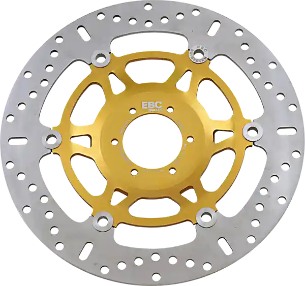 Noutate Md Series Pro-lite Contour X Brake Rotor Polished, Yellow