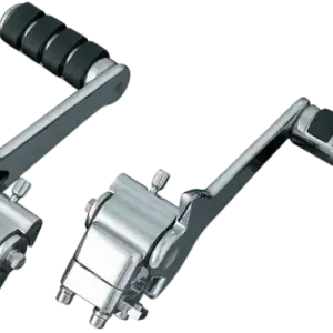 Adjustable Passenger Pegs And Mount Black, Chrome Nu rata