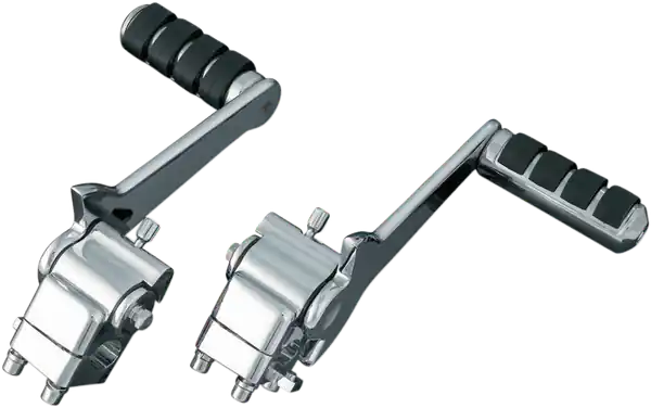 Adjustable Passenger Pegs And Mount Black, Chrome Nu rata