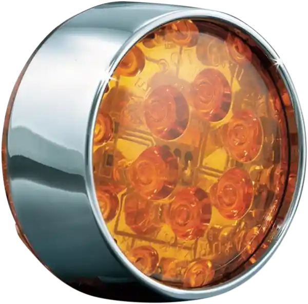 Retur gratuit Led Front Turn Signal Conversions Chrome
