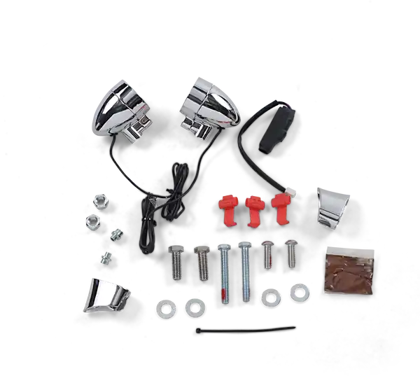 Super-bright Led Silver Bullets With Short Fender Strut Mounts Red Retur ușor