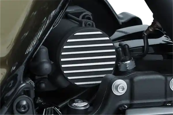 Finned Starter End Accents Black, Aluminum Comandă acum