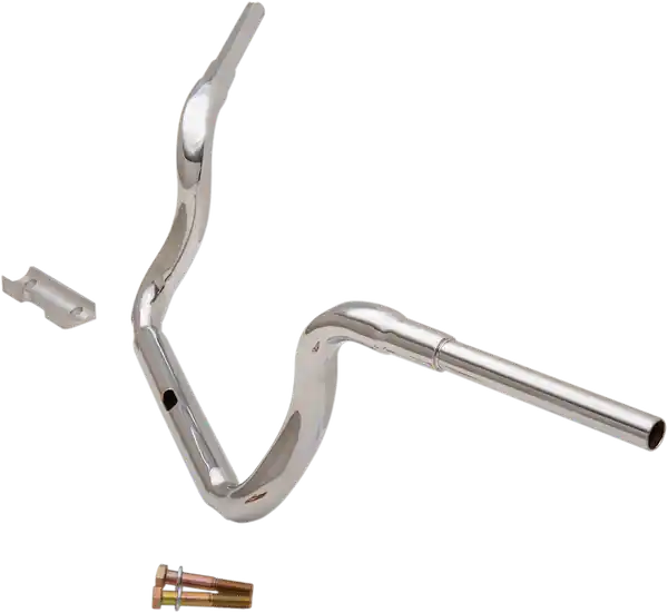 1-1/2(r) Grande Touring Ape Hanger Handlebar Silver Livrare rapidă