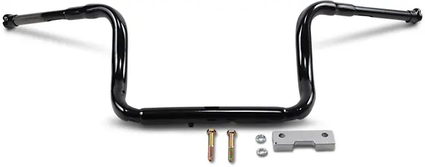 1-1/2(r) Grande Touring Ape Hanger Handlebar Black Doar azi