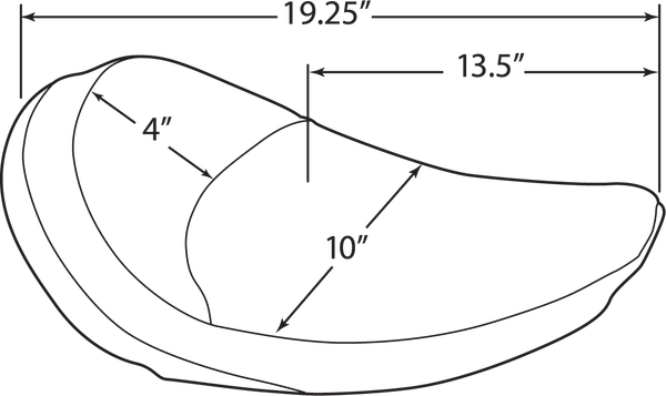 Wide Solo Seat Black Cel mai vândut