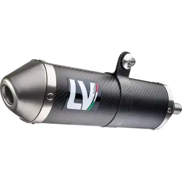 X-Fight Carbon Fiber Slip-On Muffler 2-Strocke Titanium Look Preț mic