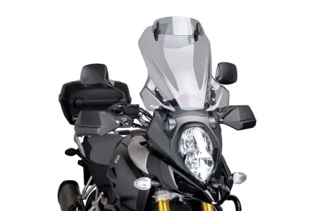 Windscreen PUIG TOURING WITH VISOR 7230H smoke Premium